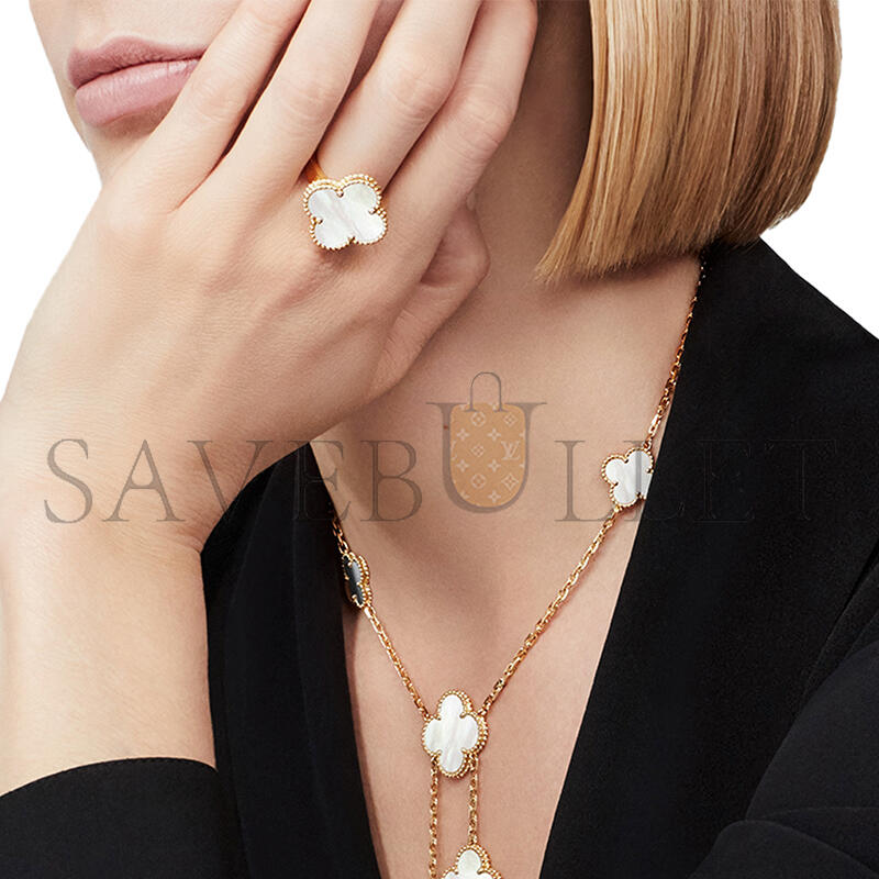 V*n Cl**f arpels magic alhambra necklace 6 motifs vcard79100